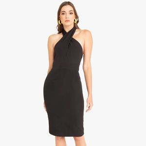 Black Halo, Black Samara Sheath Dress, size 4 (NWT)